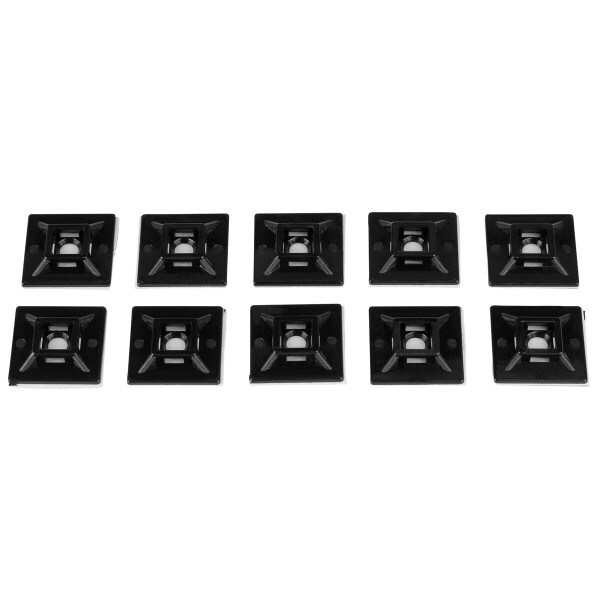 Main product image for Cable Wire Tie Adhesive 1" Mount 50 lb Tensile 10 Pc 080-518